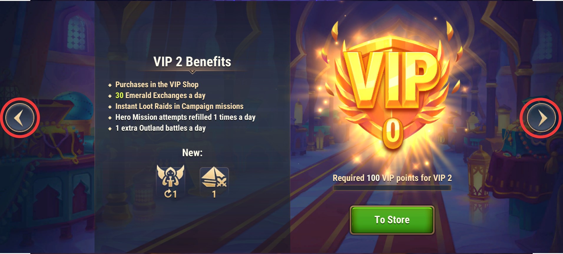 General information about VIP levels – Hero Wars: Alliance