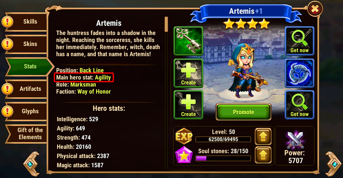 Stats, Heroes Online Wiki